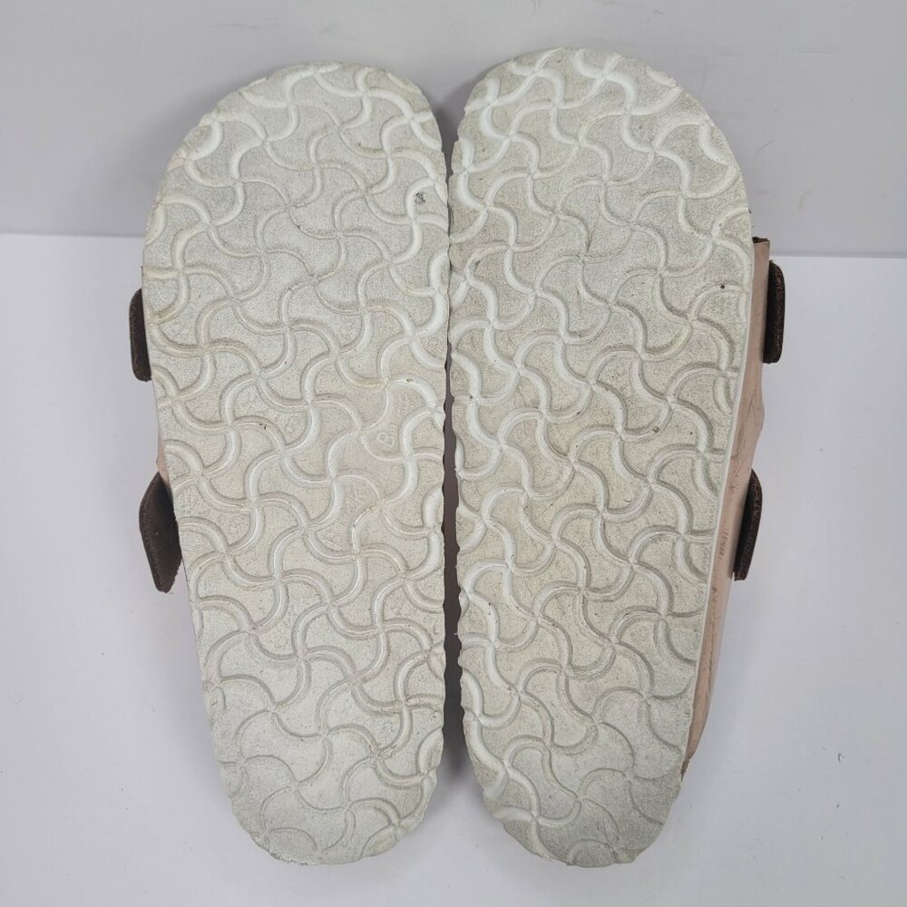 Birkenstock Arizona Women's Rose Gold Metallic Leather Sandals US 9 EU 40 - Picture 7 of 8